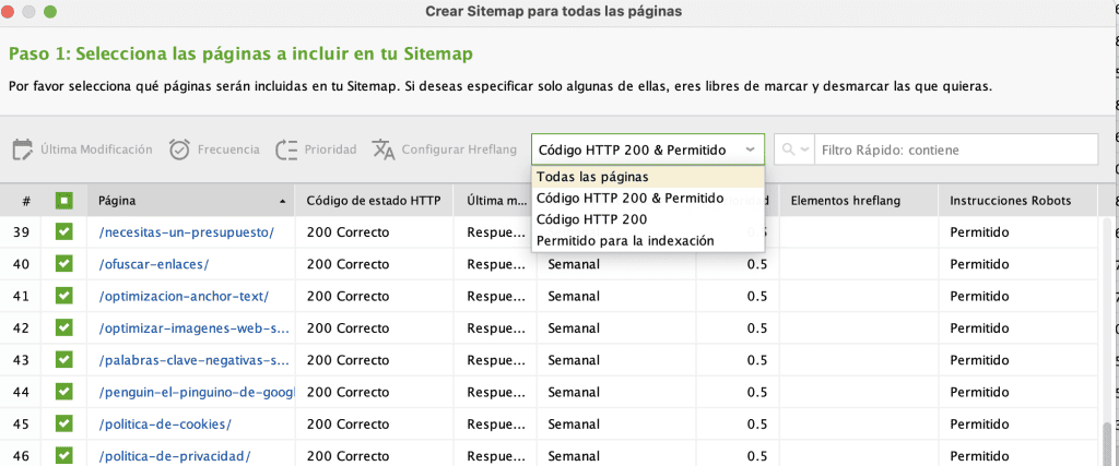 Herramienta paso a paso para crear un sitemap.xml con Website Auditor